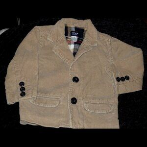 toddler boys size 18 months Carter's light brown corduroy dress blazer jacket